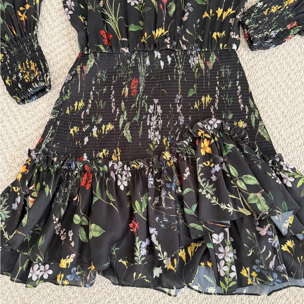 Alexis floral print knee length dress - Picture 5 of 11